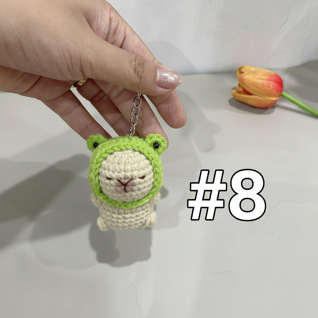 Crochet Cabybara Keychain - Cute Cabybara