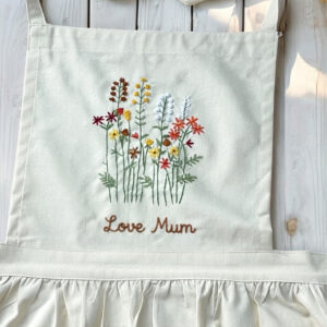 Wildflower Meadow Apron with pockets