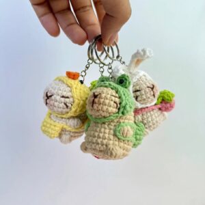 Crochet Cabybara Keychain - Cute Cabybara